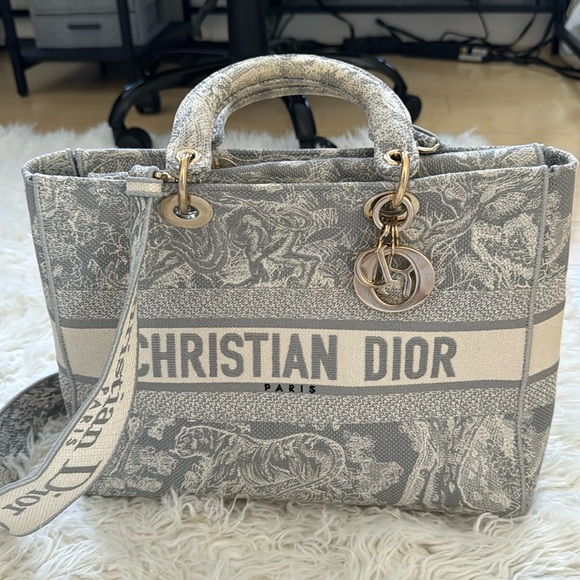 Dior Handbags - Dior Medium Toile de Jouy Lady D-Lite